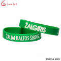 Bracelet en silicone avec logo en émail en gros (LM1624)